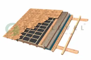 Stratigrafia Isolamento Tetto Bioedilizia 100% Naturale