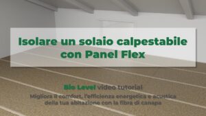Isolare un solaio calpestabile in fibra di canapa - video tutorial